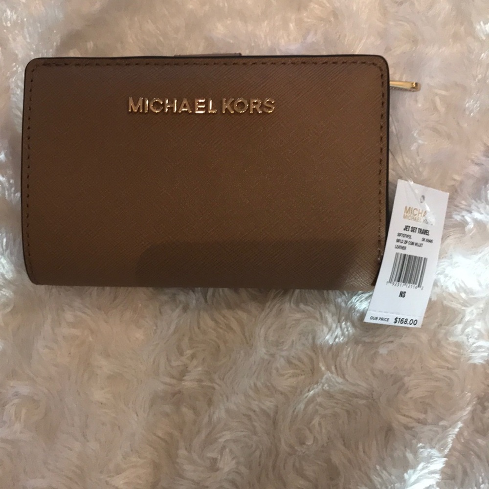 NWT MICHAEL KORS SMALL BI FOLD BILLFOLD